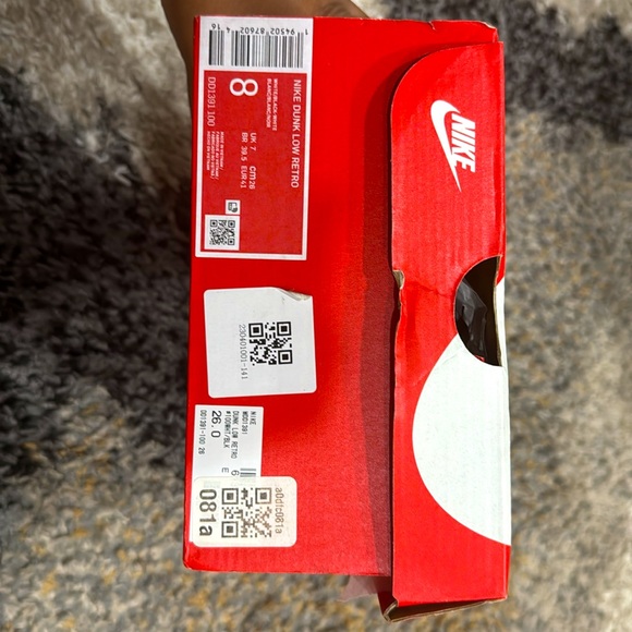 VERY USED NIKE DUNK LOW RETROW PANDA - Picture 7 of 8